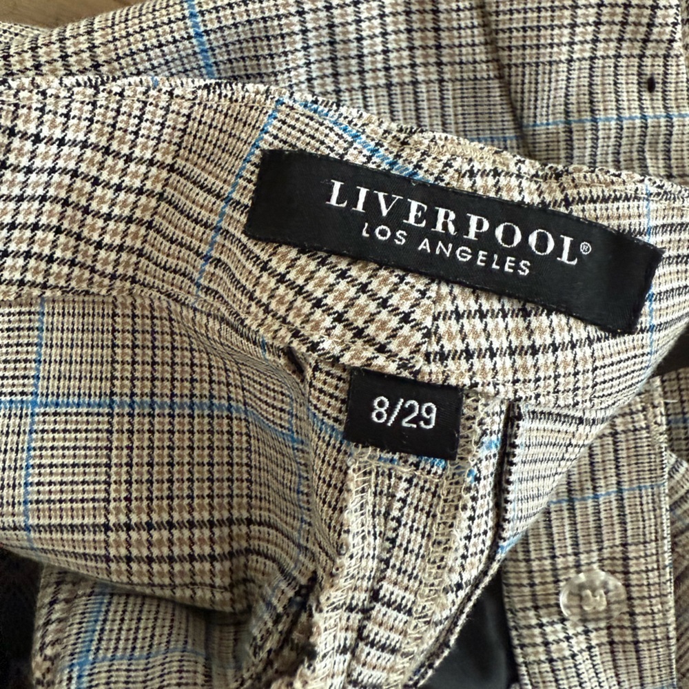 Liverpool Checkered Slacks (8/29) - Picture 2 of 3
